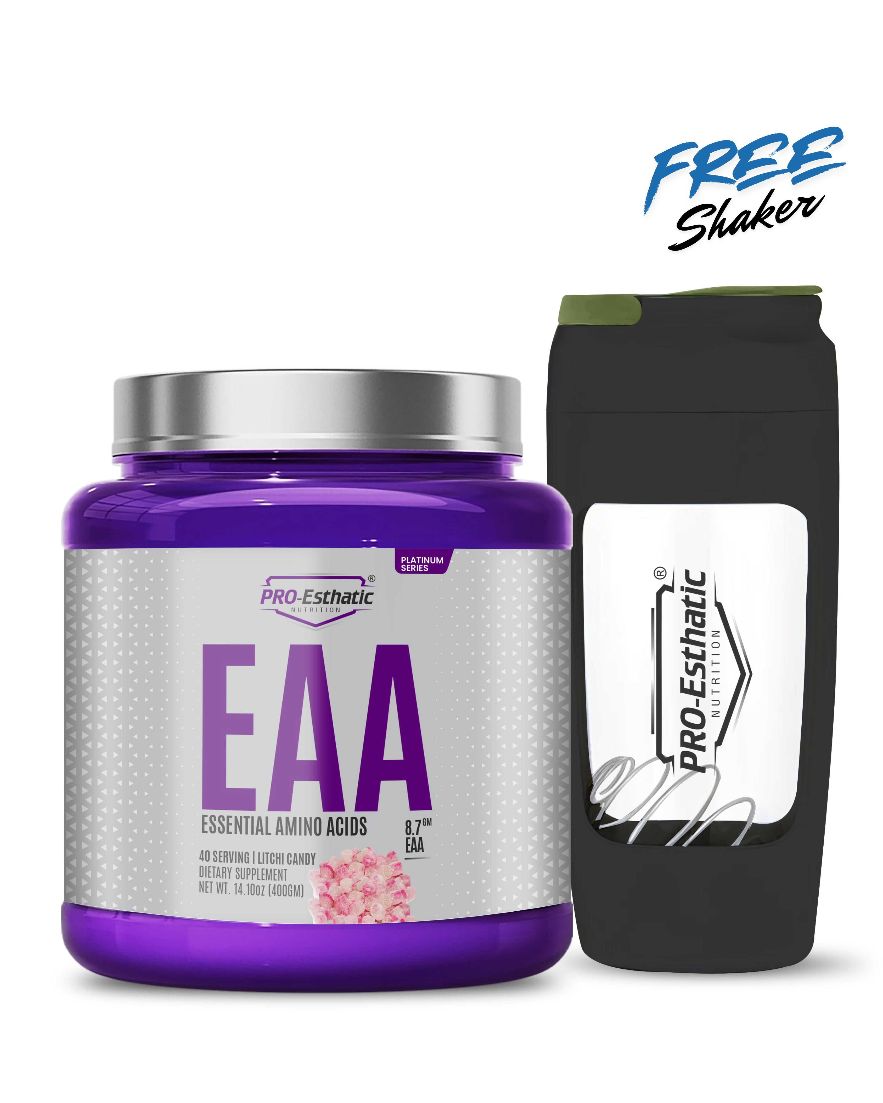 Pro Esthatic EAA Essential Amino Acids 400gm Supplement