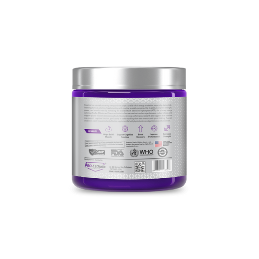 Pro Esthatic Creatine Monohydrate Unflavoured 300gm 60 Servings | Platinum Series