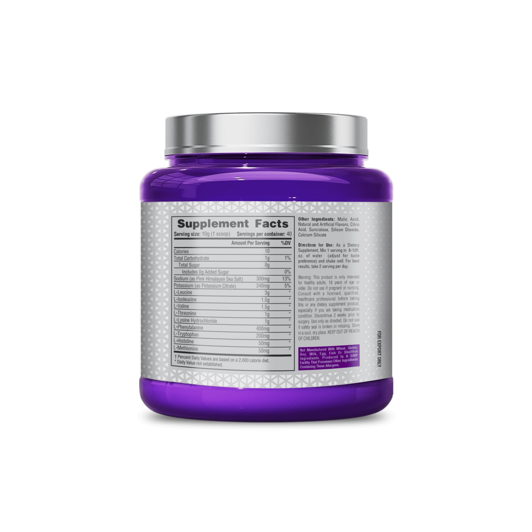 Pro Esthatic EAA – Essential Amino Acids 400gm 40 Servings | Platinum Series