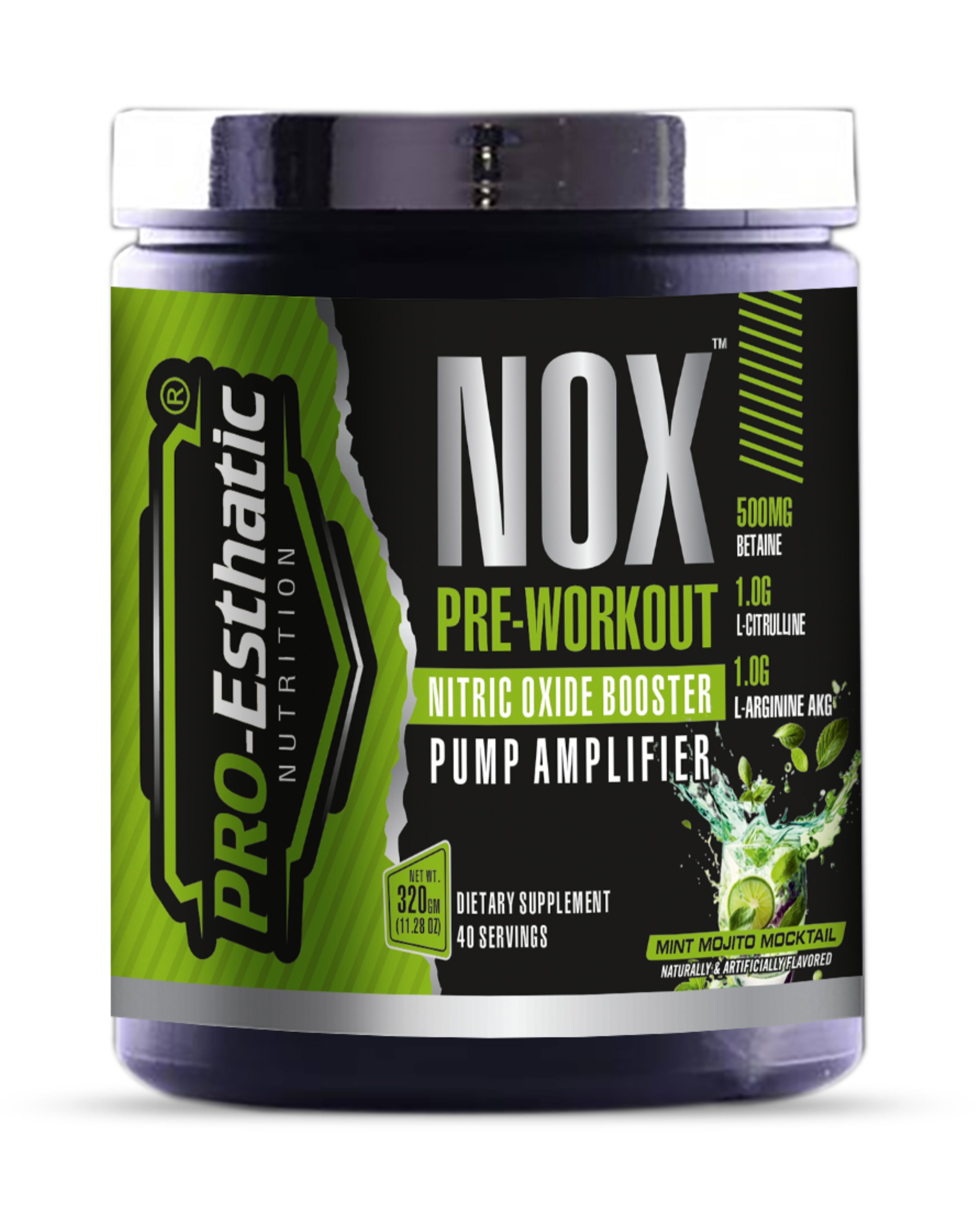 Pro Esthatic NOX Pre Workout 320gm for Strength & Endurance