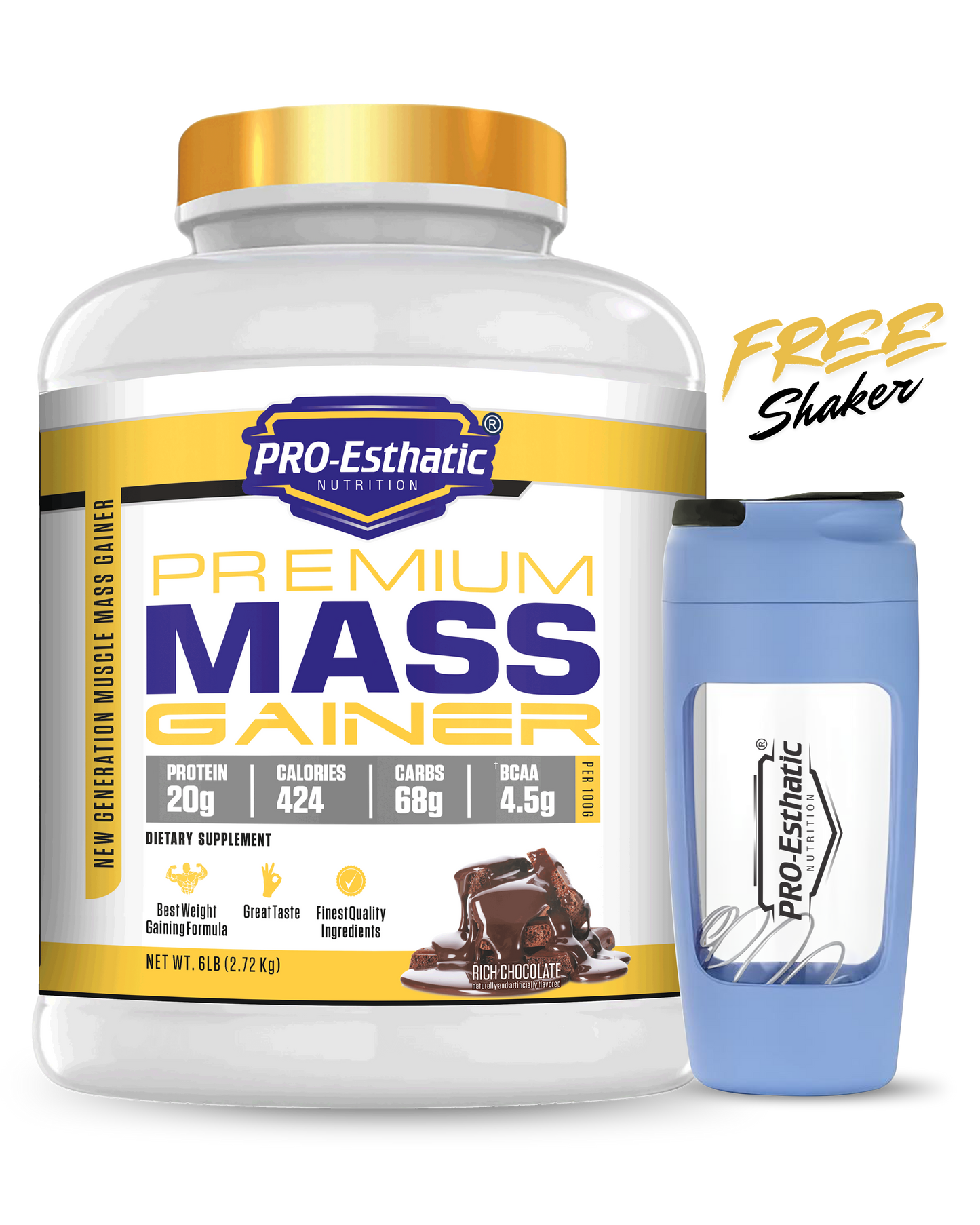 Pro Esthatic Premium Mass Gainer 6lb (2.72kg)