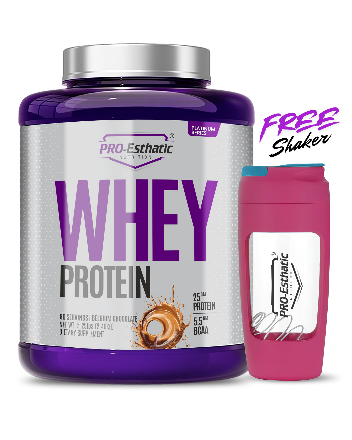 Pro Esthatic Whey Protein 25g Protein | Platinum Series