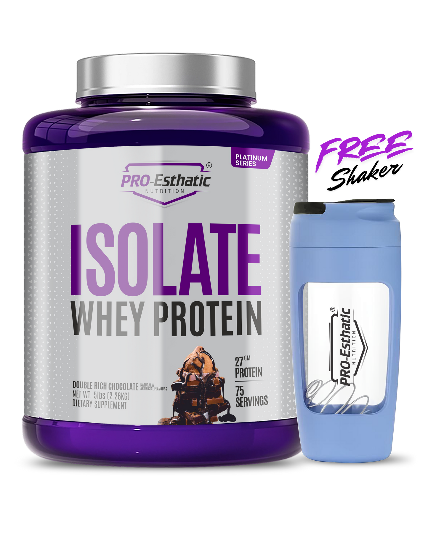Pro Esthatic Isolate Whey Protein – 27g Protein | Platinum Series