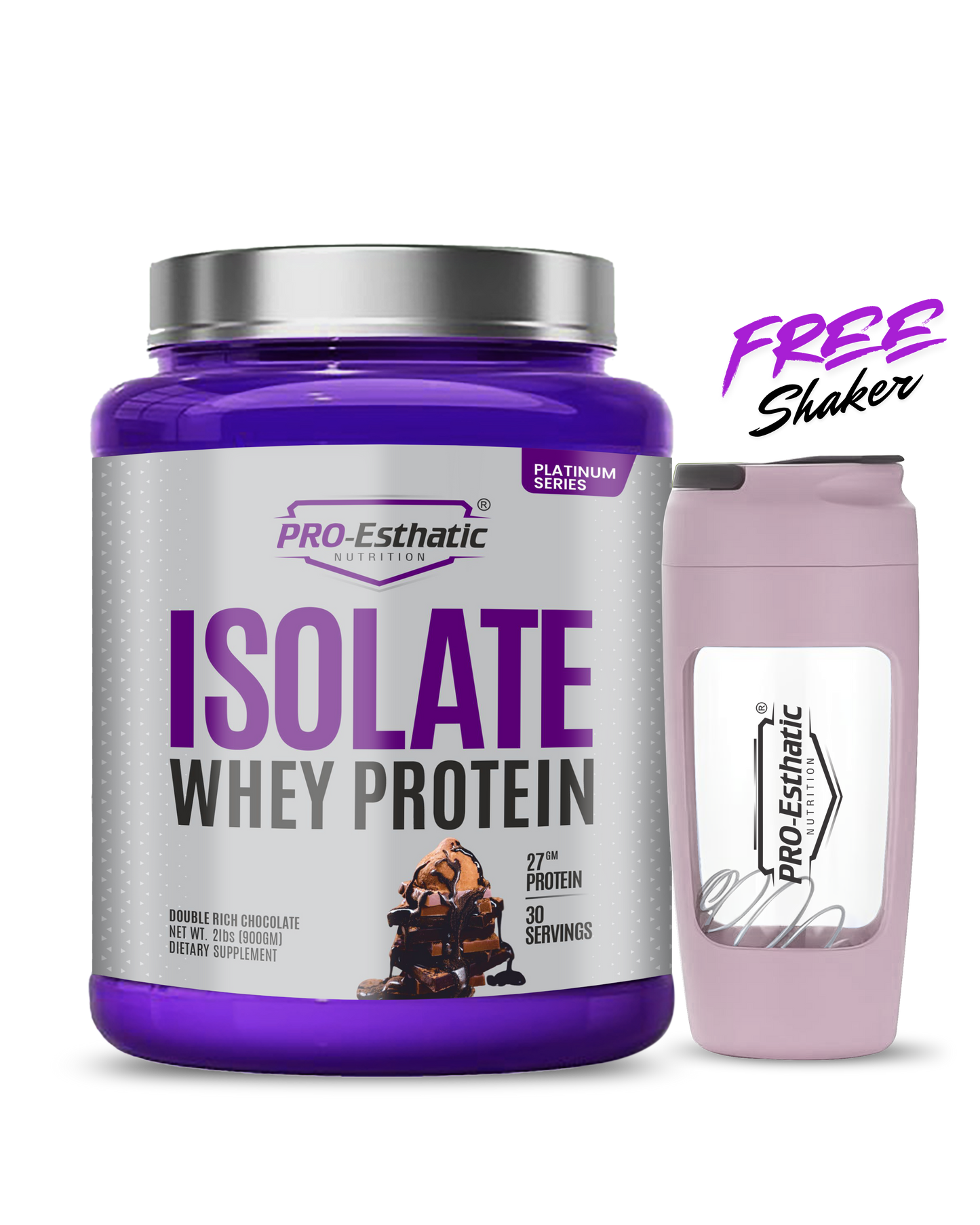 Pro Esthatic Isolate Whey Protein 2lb (900g) | Platinum Series