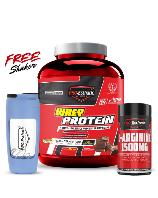 Pro Esthatic Whey Protein 5lbs with L-ARGININE, 1500mg
