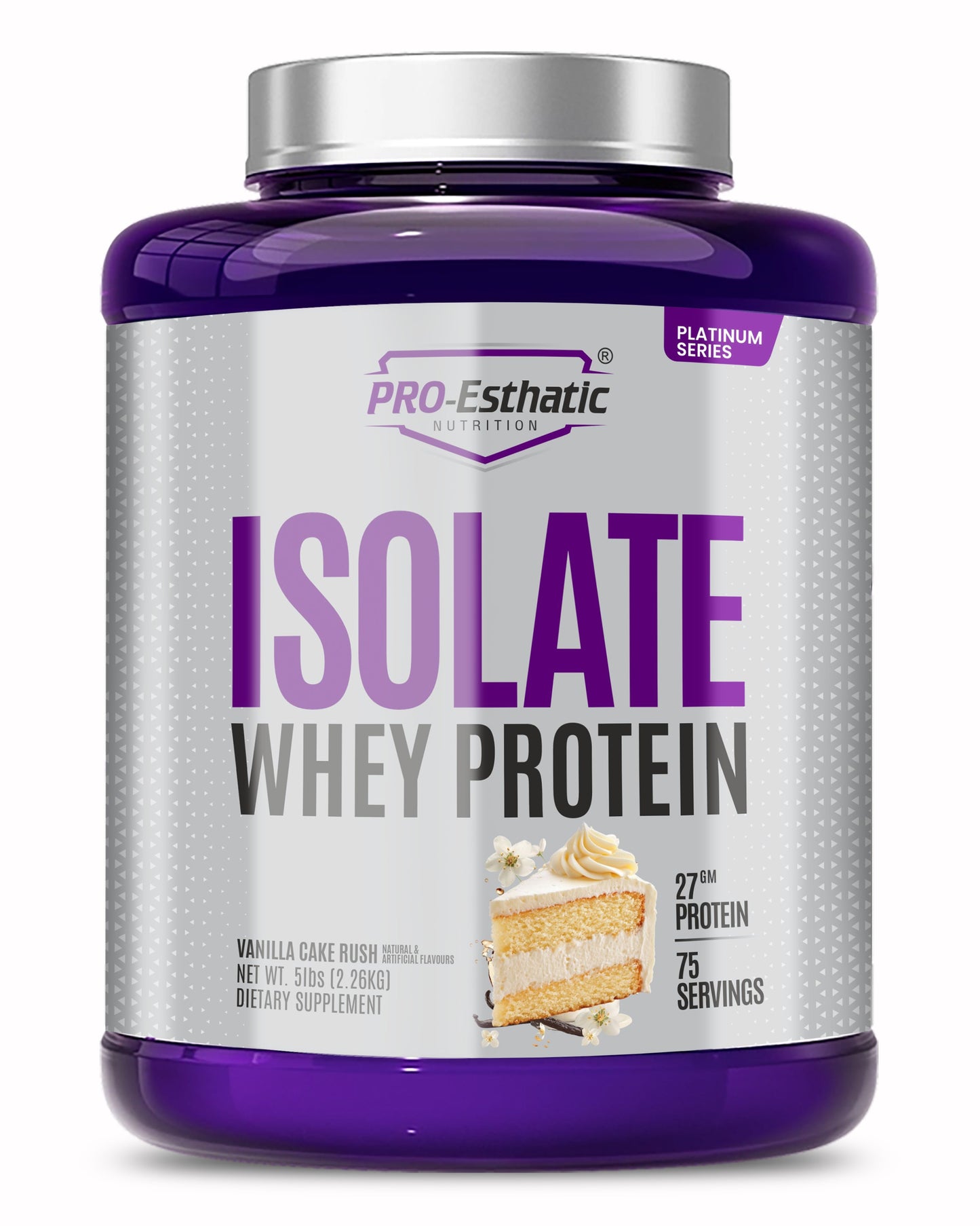 Pro Esthatic Isolate Whey Protein – 27g Protein | Platinum Series