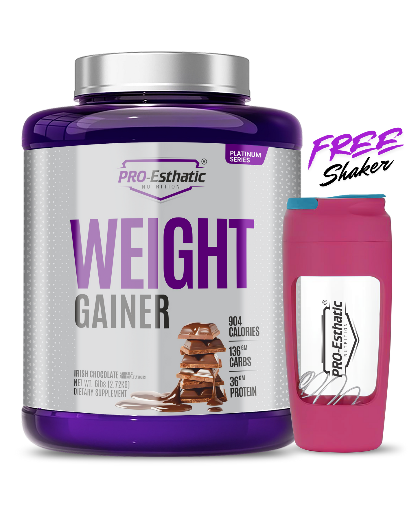 Pro Esthatic Weight Gainer 6lbs (2.72kg) | Platinum Series