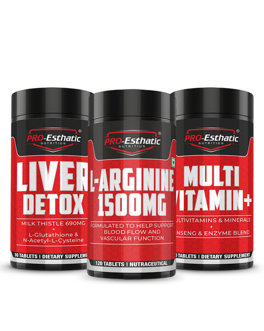 Pro Esthatic L-Arginine, Liver Detox and Multivitamin+ tablets