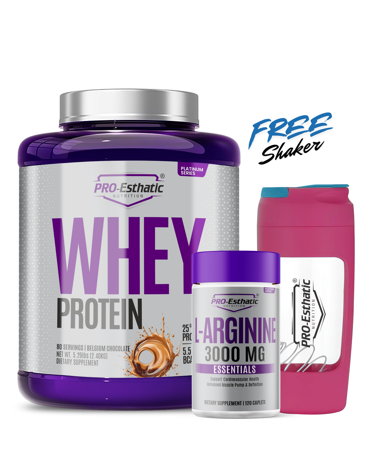 Pro Esthatic Whey Protein 25g Protein and  L-Arginine 3000MG