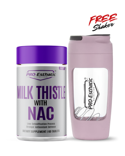 Pro Esthatic Milk Thistle+NAC 60 Tablets | Platinum Series