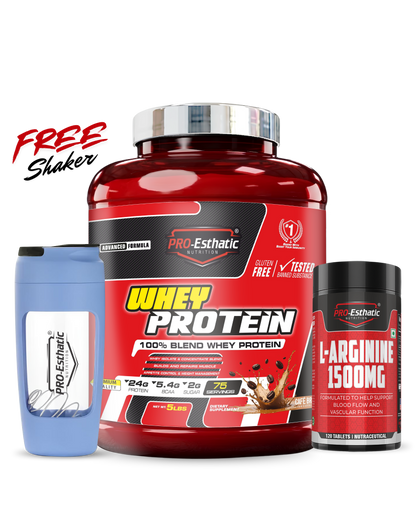 Pro Esthatic Whey Protein 5lbs with L-ARGININE, 1500mg