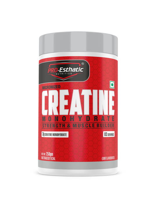 Pro Esthatic Creatine Monohydrate 250gm 83 Servings