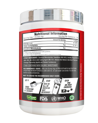 Pro Esthatic Creatine Monohydrate