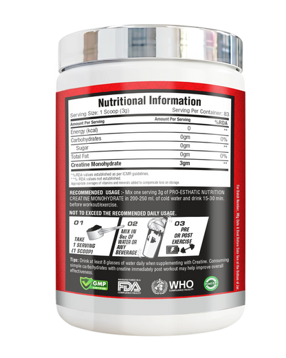 Pro Esthatic Creatine Monohydrate