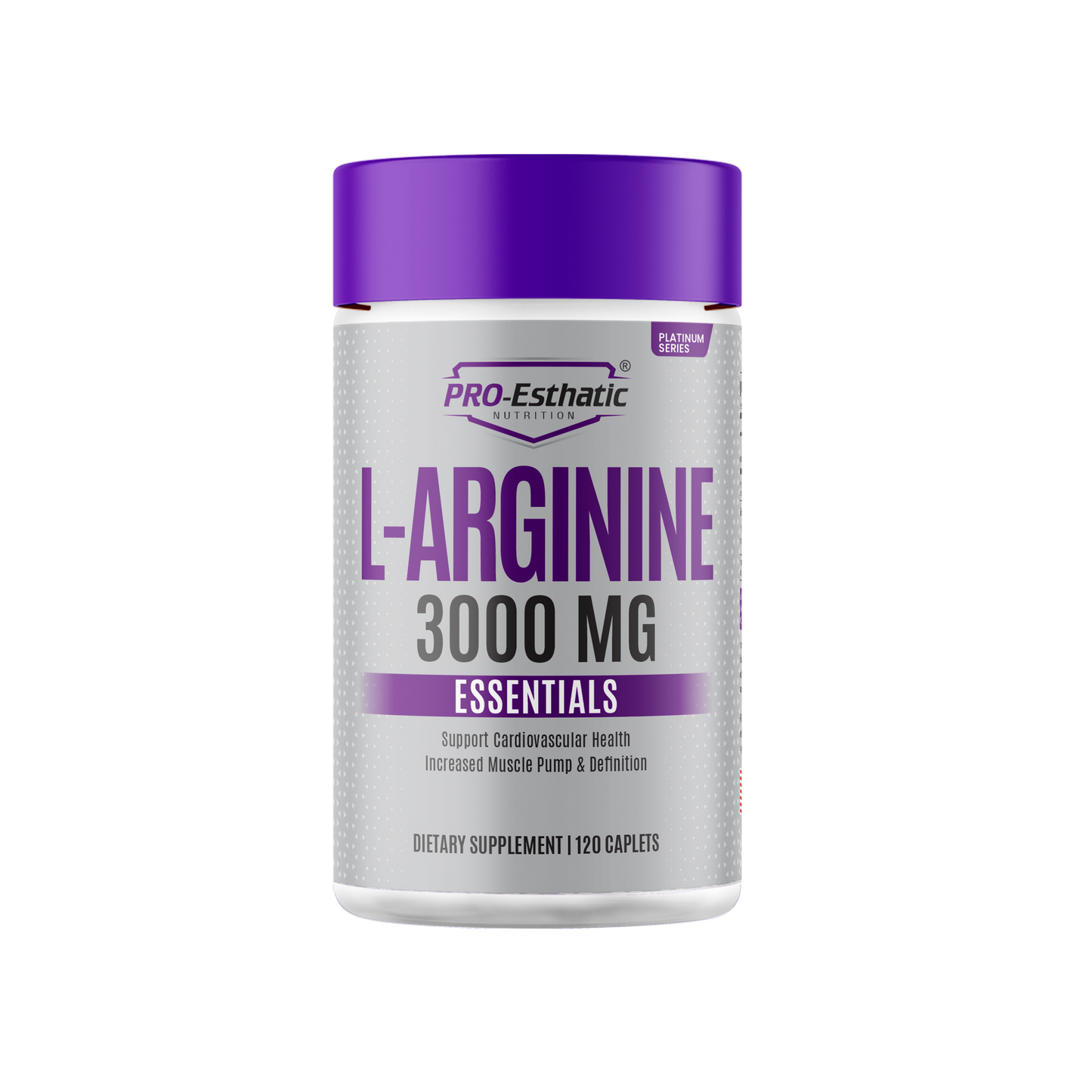 Pro Esthatic L-Arginine 3000Mg Essentials 120 Caplets | Platinum Series