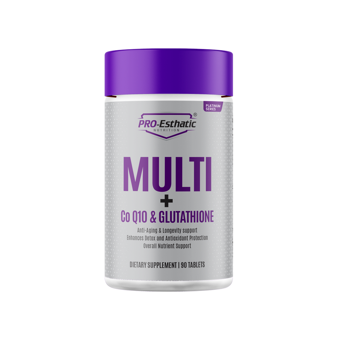 Pro-Esthatic Nutrition Multi + CoQ10 & Glutathione 90 Tablets | Platinum Series