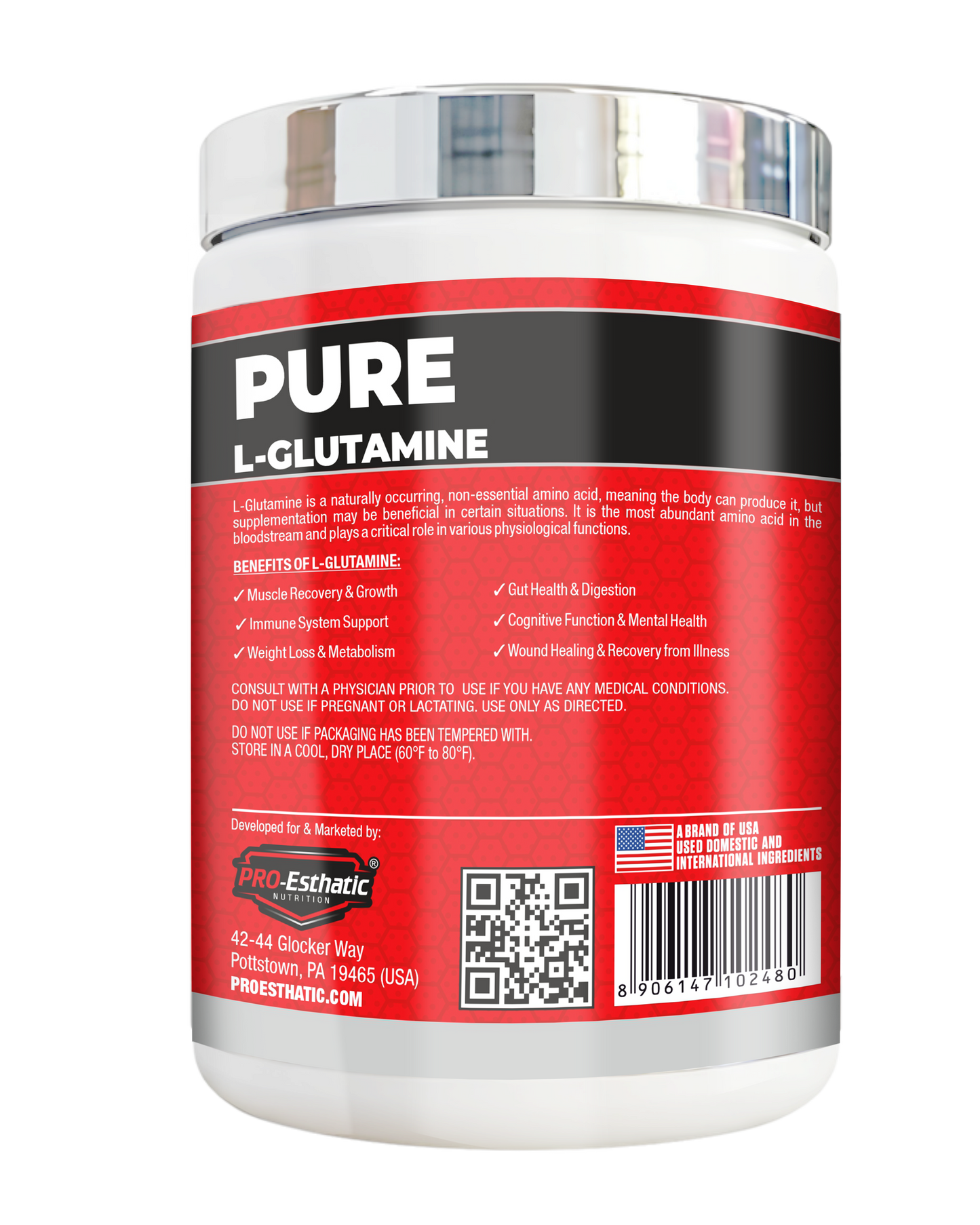 Pro Esthatic Glutamine 300g (60 Servings)