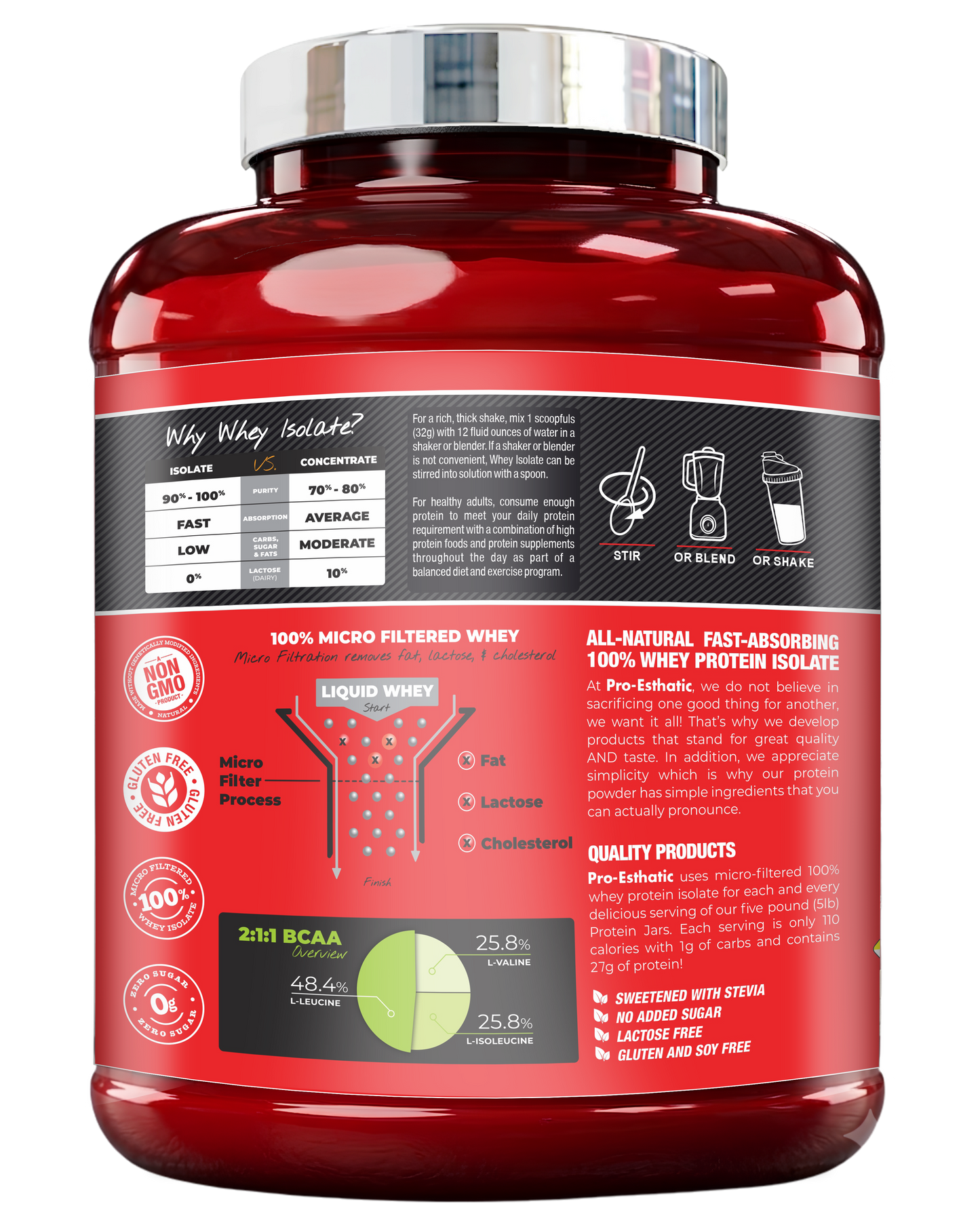 Pro Esthatic Iso Esthatic 5lbs 70 Servings