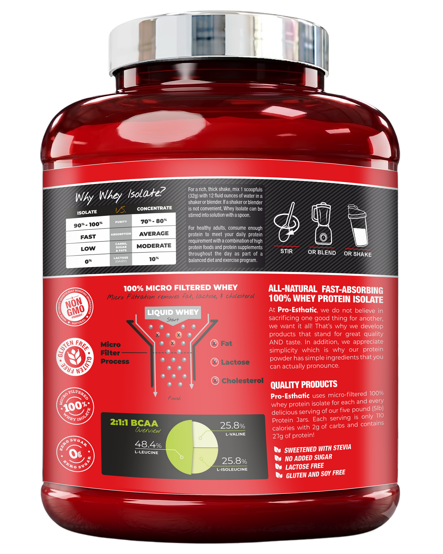 Pro Esthatic Iso Esthatic 5lbs 70 Servings
