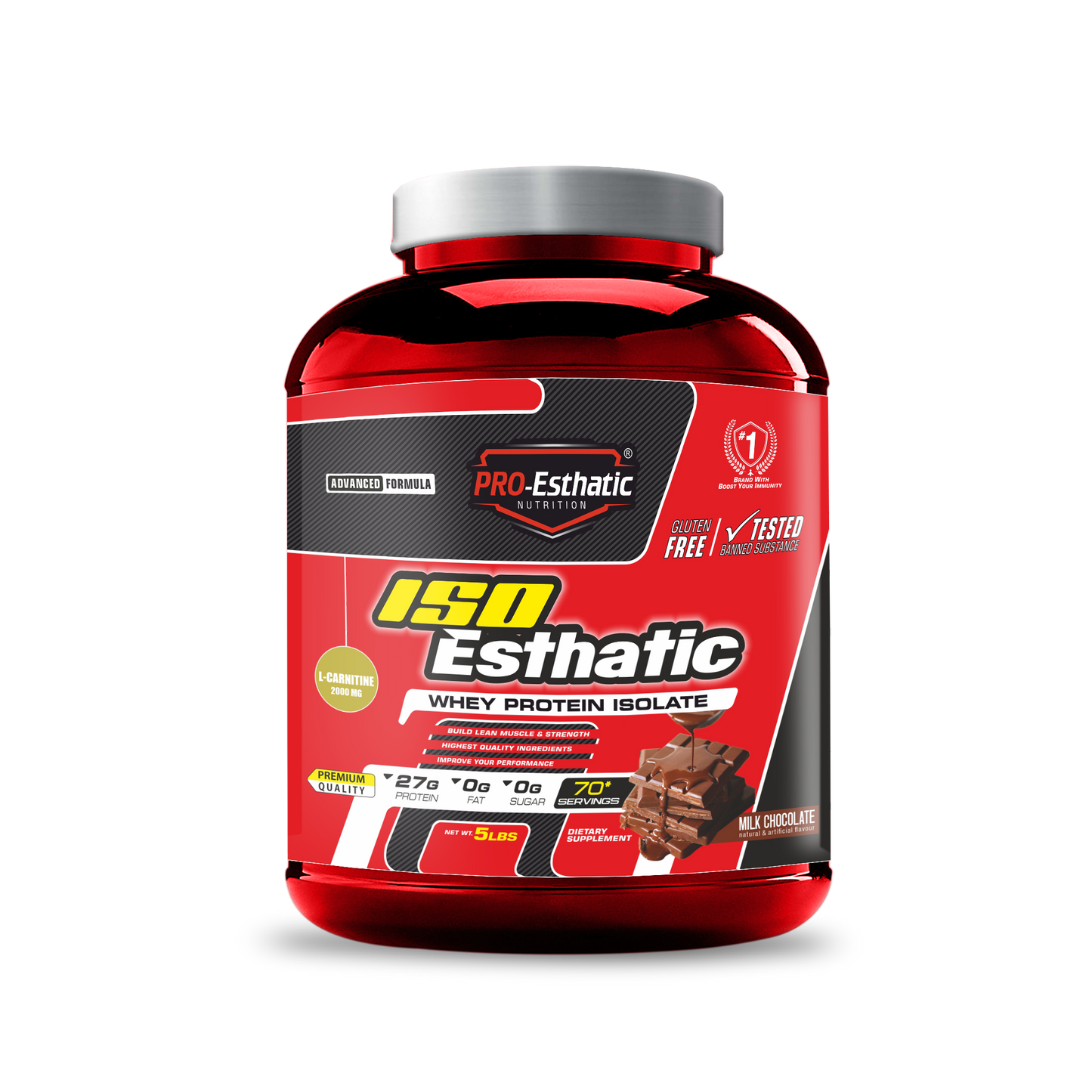Pro Esthatic Iso Esthatic 5lbs with Creatine Monohydrate 250gm