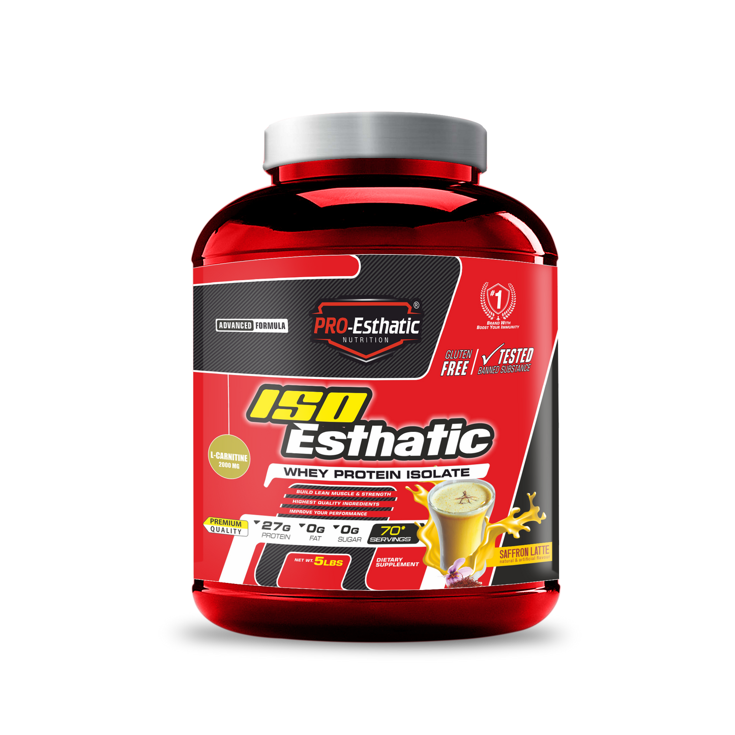 Pro Esthatic Iso Esthatic 5lbs and NOX pre Workout 40 Servings