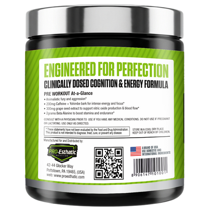 Pro Esthatic NOX pre Workout 320gm 40 Servings