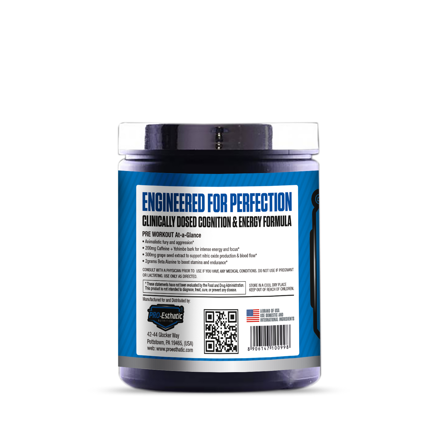 Pro Esthatic NOX pre Workout 320gm 40 Servings