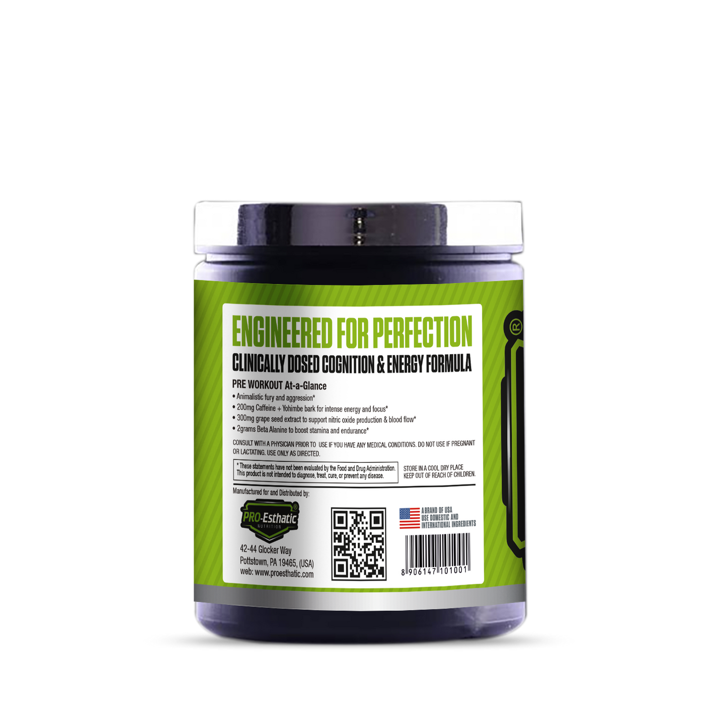 Pro Esthatic NOX pre Workout 320gm 40 Servings