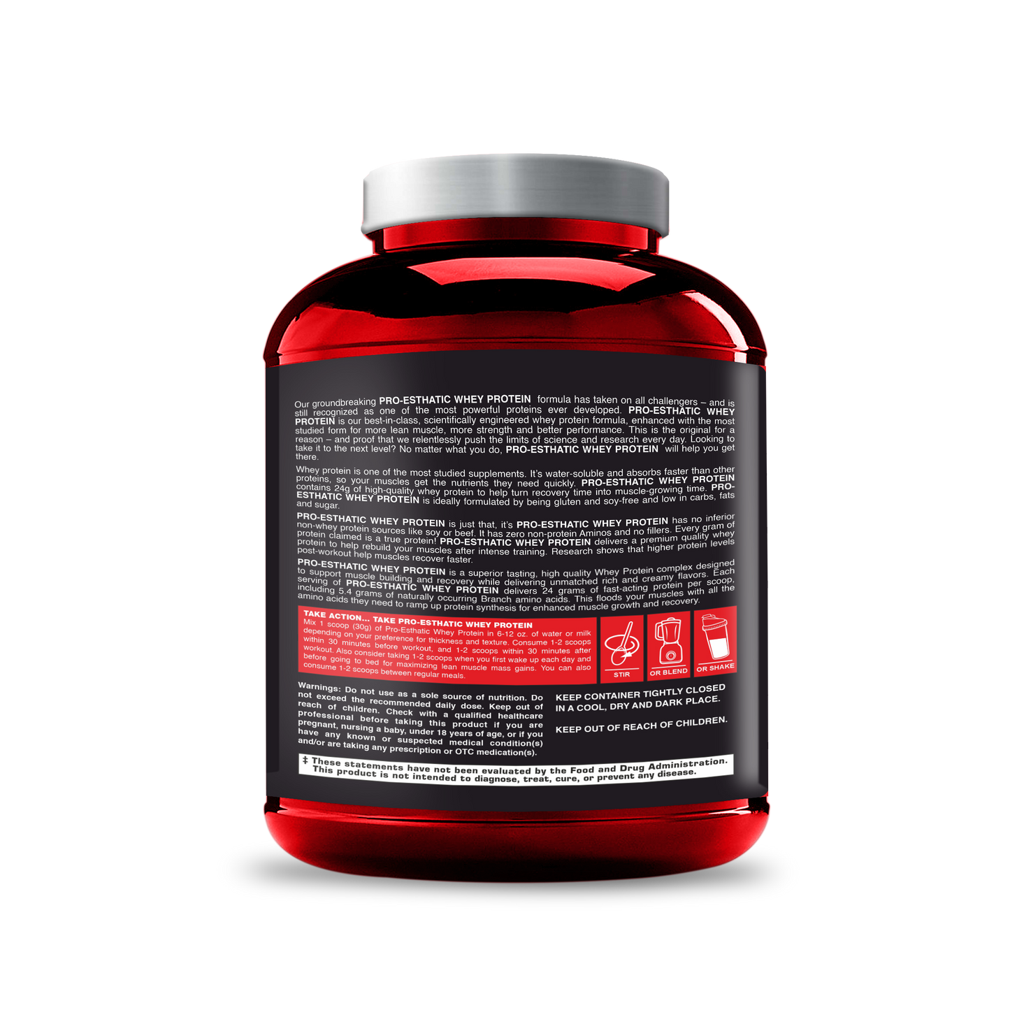 Pro Esthatic Whey Protein 5lbs with L-ARGININE
