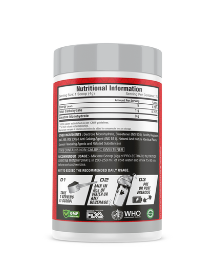 Pro Esthatic Premium Mass Gainer 6lb and Creatine Monohydrate 250gm