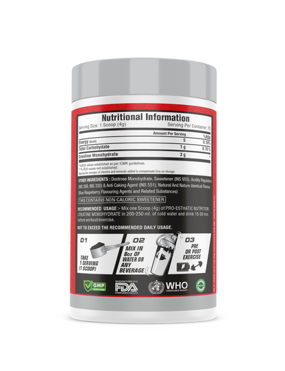 Pro Esthatic Premium Mass Gainer 6lb and Creatine Monohydrate 250gm