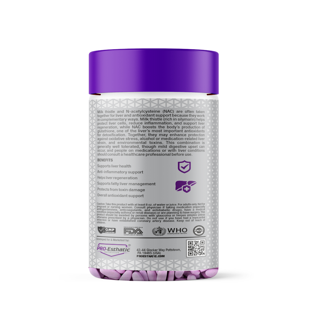 Pro Esthatic Milk Thistle+NAC, L-Arginine and Multivitamin+ Tablets