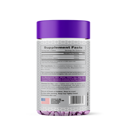 Pro Esthatic Weight Gainer 6lbs and Milk Thistle with NAC 60 Tablets