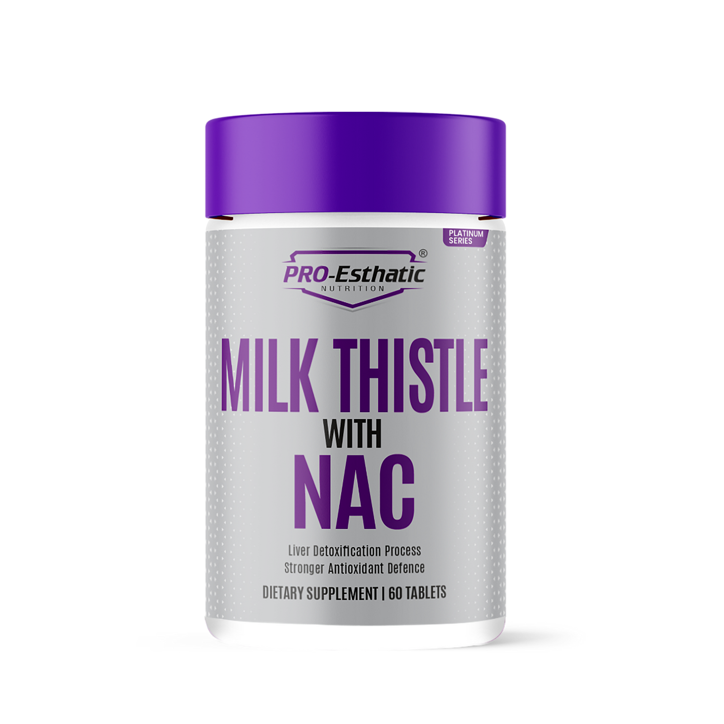 Pro Esthatic Milk Thistle+NAC 60 Tablets | Platinum Series