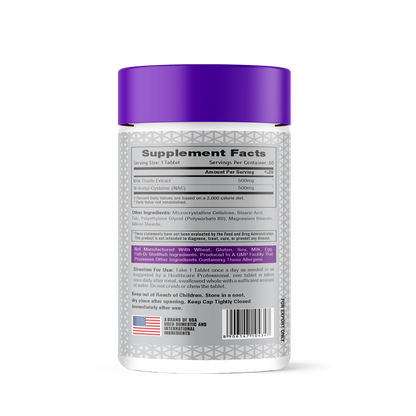 Pro Esthatic Milk Thistle+NAC 60 Tablets | Platinum Series