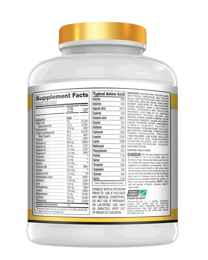 Pro Esthatic Premium Mass Gainer 6lb (2.72kg)