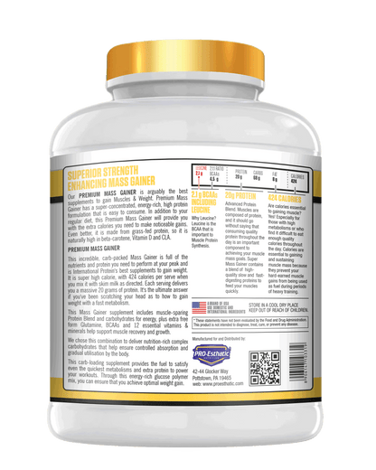 Pro Esthatic Premium Mass Gainer 6lb (2.72kg)