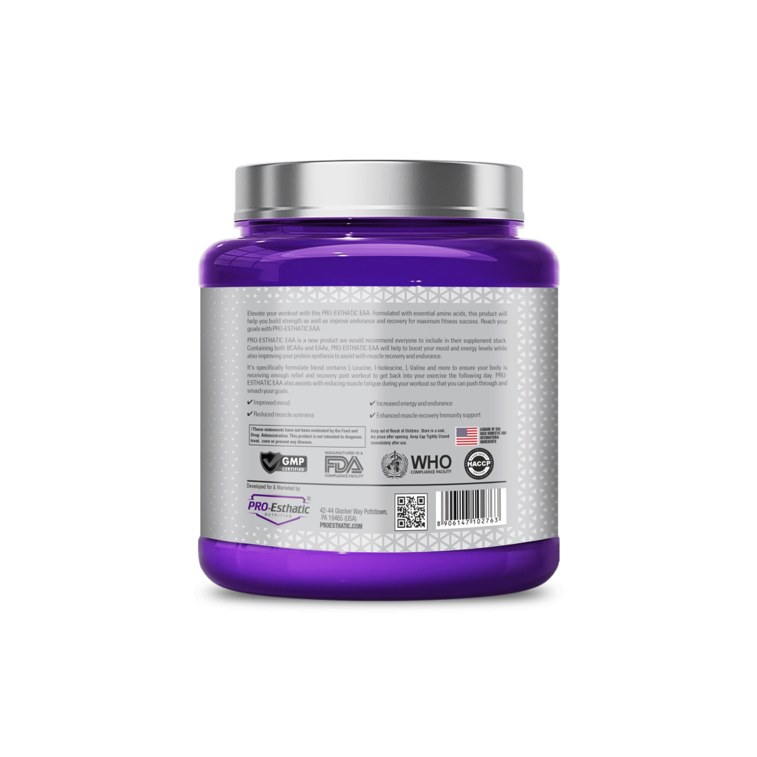 Pro Esthatic EAA – Essential Amino Acids 400gm 40 Servings | Platinum Series