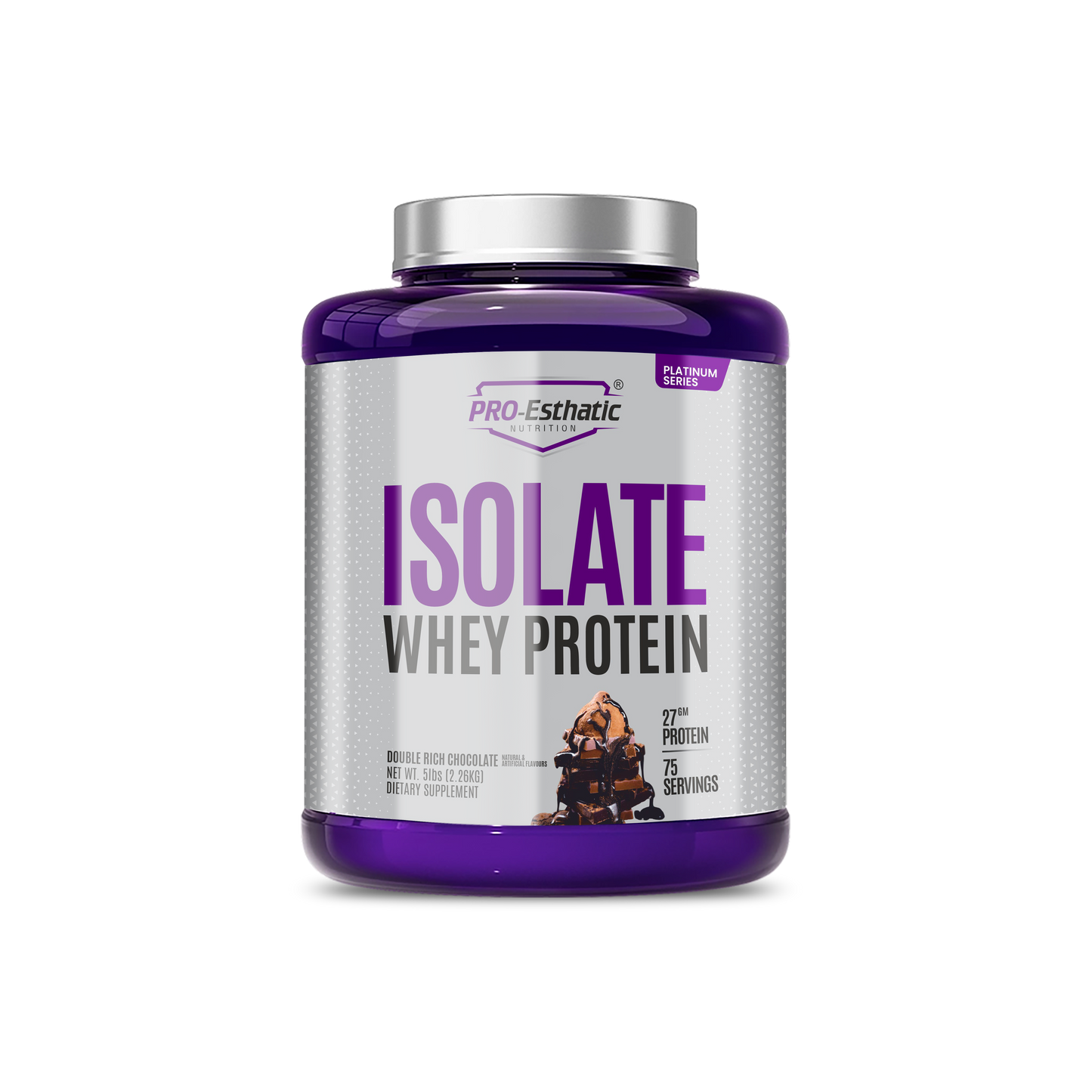 Pro Esthatic Isolate Whey Protein – 27g Protein | Platinum Series