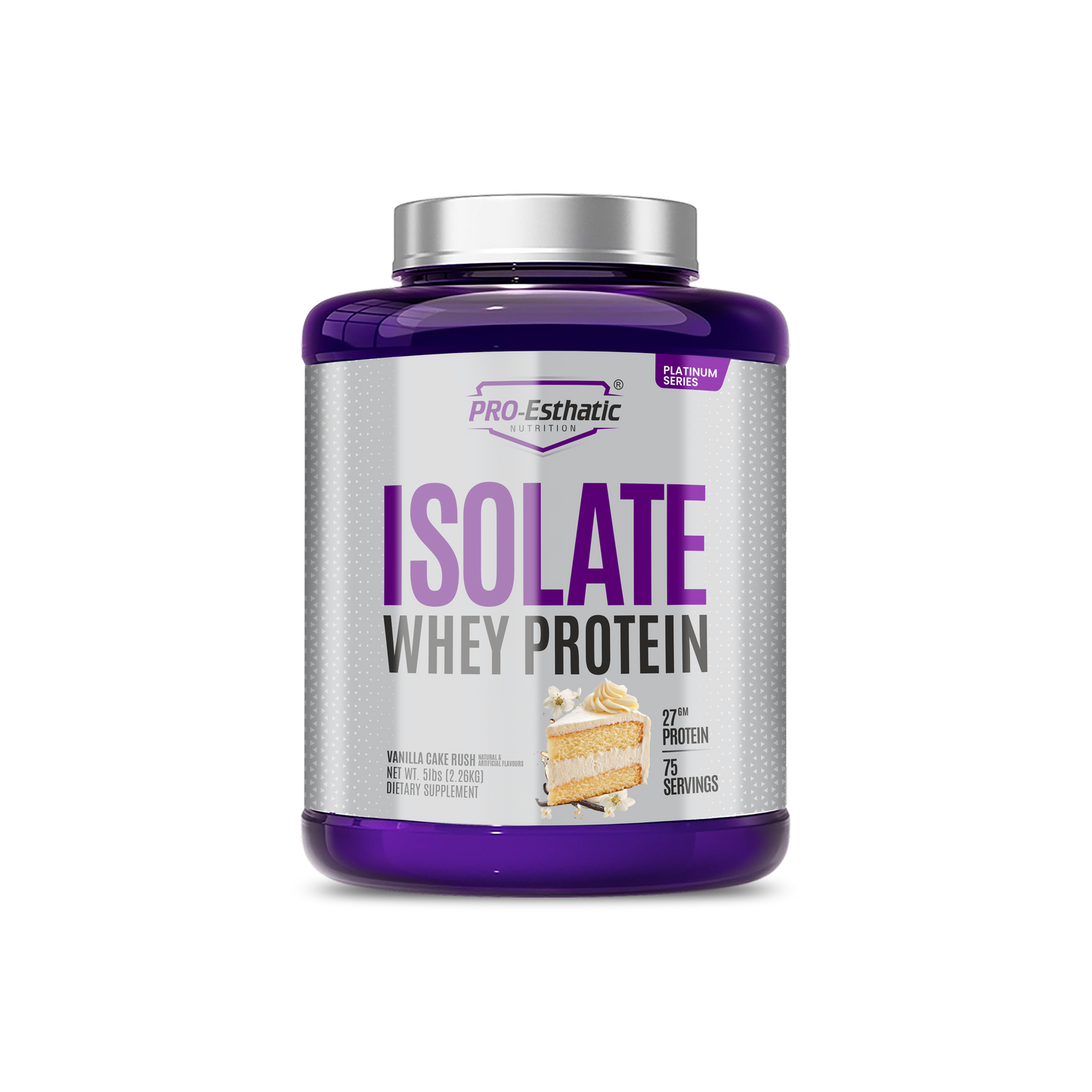 Pro Esthatic Isolate Whey Protein – 27g Protein | Platinum Series