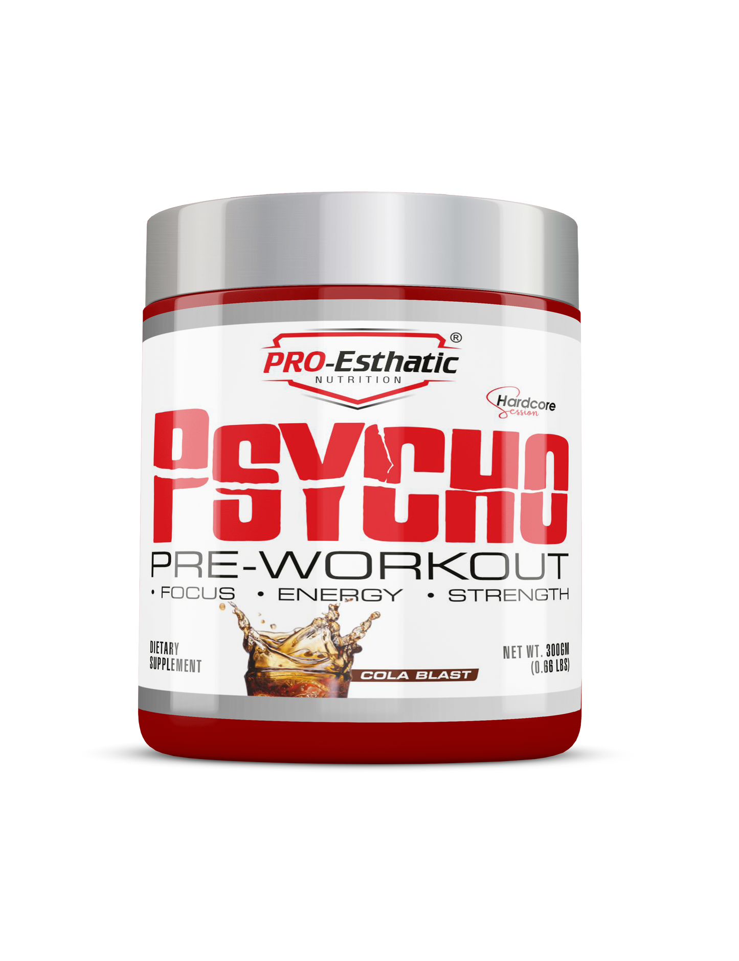 Pro Esthatic Psycho Pre-Workout 0.66lbs (300gm) 40 Servings
