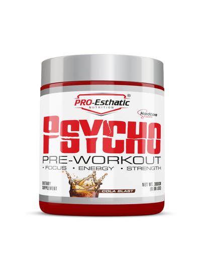 Pro Esthatic Whey Protein 5lbs and Psycho Pre-Workout 40 Servings
