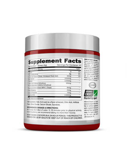 Pro Esthatic Whey Protein 5lbs and Psycho Pre-Workout 40 Servings