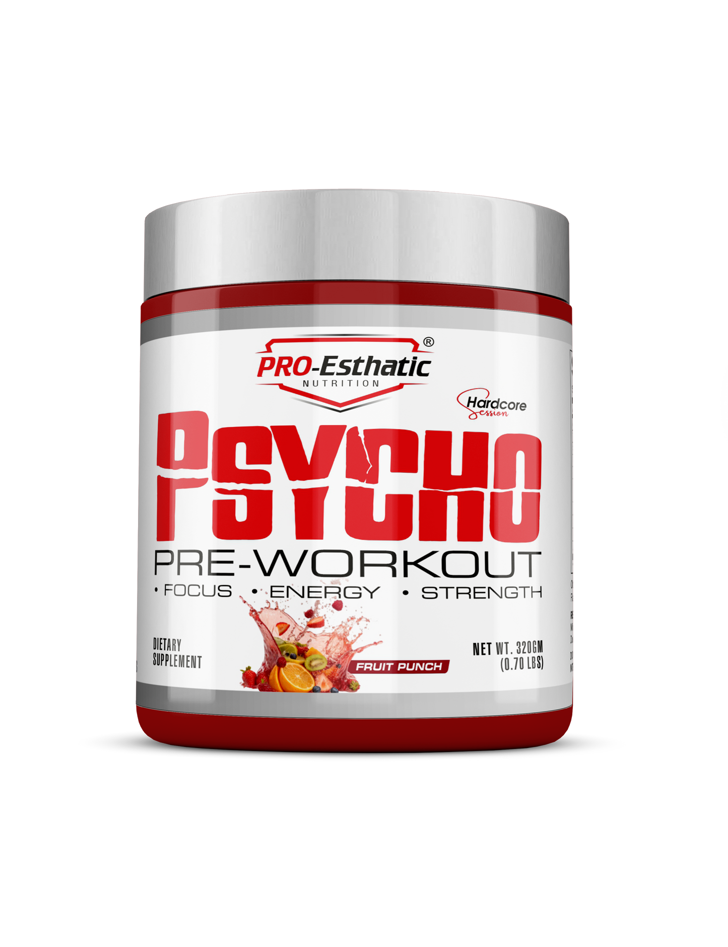 Pro Esthatic Psycho Pre-Workout 0.66lbs (300gm) 40 Servings