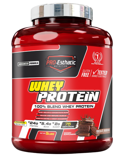 Pro Esthatic Whey Protein 5lbs with L-ARGININE, 1500mg