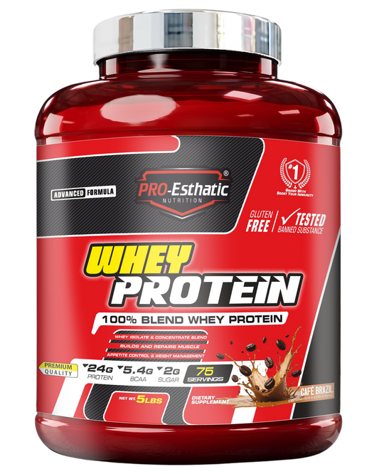 Pro Esthatic Whey Protein 5lbs with L-ARGININE, 1500mg
