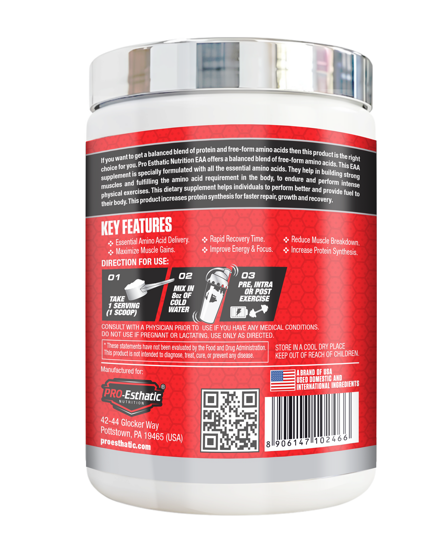 Pro Esthatic EAA Intra Training 360gm 30 Servings